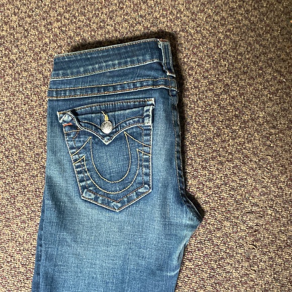 true religion brand jeans | skinny jeans size 30| section julie color blue - Picture 4 of 6